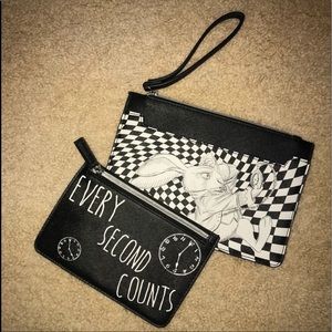 Alice in Wonderland 2 Piece Hand Clutch